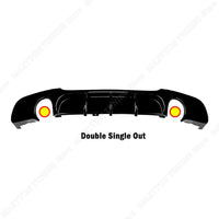 Rear Bumper Splitter Lip Spoiler For BMW 3 Series E90 E91 M Sport 2005-2012 MP Style Rear Diffuser Guard Car Replacement Part - Partner 34 - Wangdao Car Parts