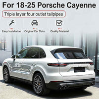 Porsche Cayenne 3.0T 9Y0 Exhaust Tip 2018-2025 304SS