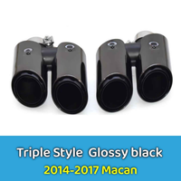 Porsche Macan 2.0T Quad Exhaust System Nozzle Muffler Tailpipe 2014-2026