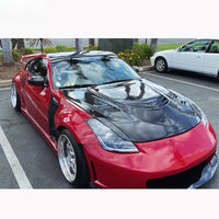 High Quality Carbon Fiber Engine Hood Bonnet Fit for 350Z 2003-2008 Modification Parts - Partner 34 - Wangdao Car Parts