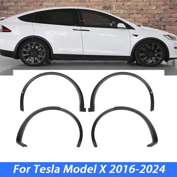 Car Wheel Eyebrow Fender For Tesla Model X 2016-2024 Mudguard Mud Flap Splash Guard Arches Trim Molding Exterior Accessories - Partner 34 - Wangdao Car Parts
