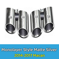 Porsche Macan 2.0T Quad Exhaust System Nozzle Muffler Tailpipe 2014-2026