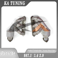 Porsche 911 987.1-2 Manifold Exhaust System with Heat Shield