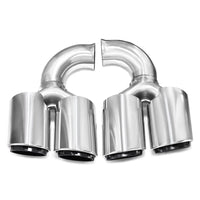 Porsche Cayenne 2011-2014 Quad Exhaust Tip 304 Stainless Steel