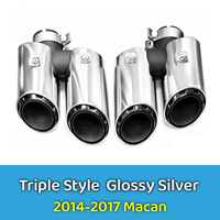 Porsche Macan 2.0T Quad Exhaust System Nozzle Muffler Tailpipe 2014-2026