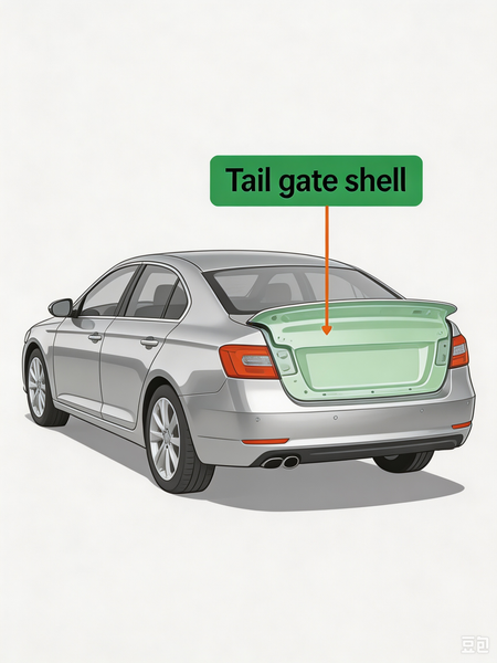 BYD Shark 6 Tail Gate Shell Replacement - Original Fitment Partner